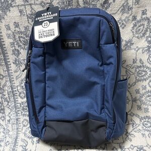 YETI Crossroads Backpack in Navy and Charcoal